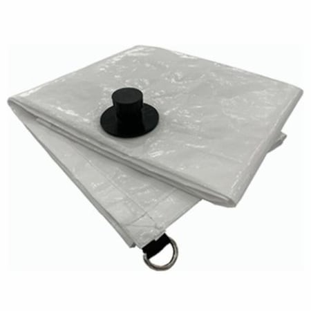 Plomeria 5 x 5 ft. Leak Tarp White PL3244515